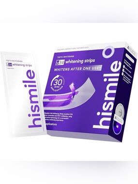 HISMILE V34 Teeth Whitening Strips ~ 14 Applications ~ New in Sealed Box